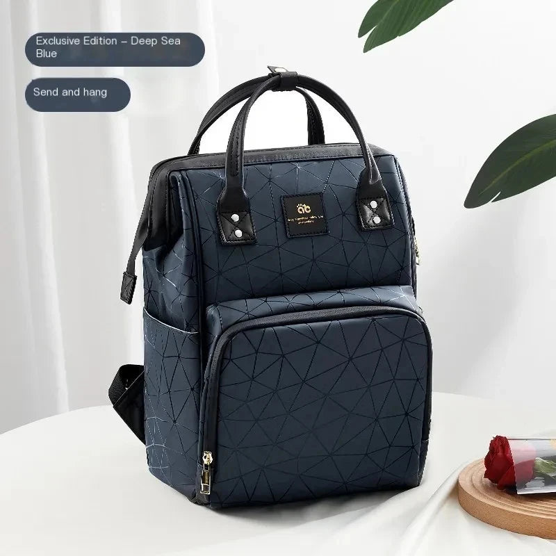 Diaper Backpack – Large Waterproof Mommy Bag with USB