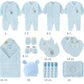 18/21/23 Pcsnewborn Clothes Set Winter Thick New Born Baby Girl Boy Clothes Cotton  Newborn Set Infant Outfit Baby Gift No Box