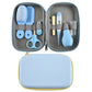 Baby nasal inhaler Nail scissors cartoon set Daily cleaning Supplies Care bag Baby Care EVA bag 8-piece set