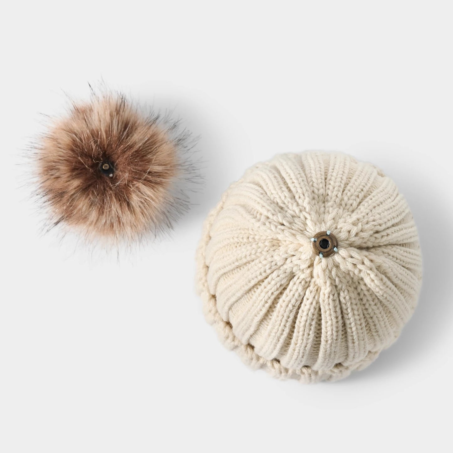 2-12 Year Children's Hat Scarf Set Baby Boy Autumn and Winter Girl Boy Fur Scarf Thickened Hat Spring and Autumn Warm