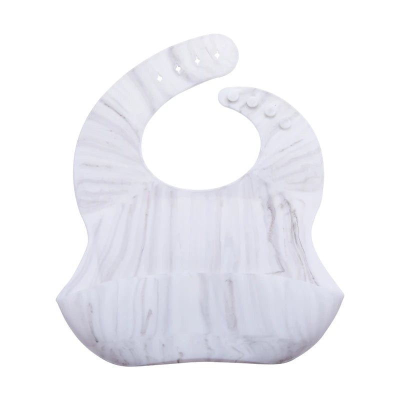 Baby Waterproof Bibs Toddler Silicone Bibs Cute Bowknot Aprons Kids Bib Girl Boy Adjustable Soft Silicone Bib Baby Feeding
