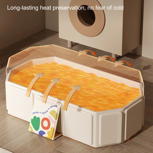 Baby Shower Basin Baby Bathtub Foldable Steam Bath Tub SPA Hot Tub Large Size Newborn Child Folding Integrated Bathtub