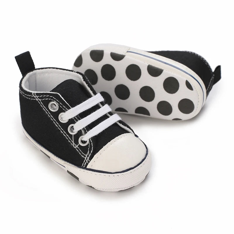 Toddler First Walker Baby Shoes Boy Girl Classical Sport Soft Sole Cotton Multi-Color Crib Baby Moccasins Casual Shoes