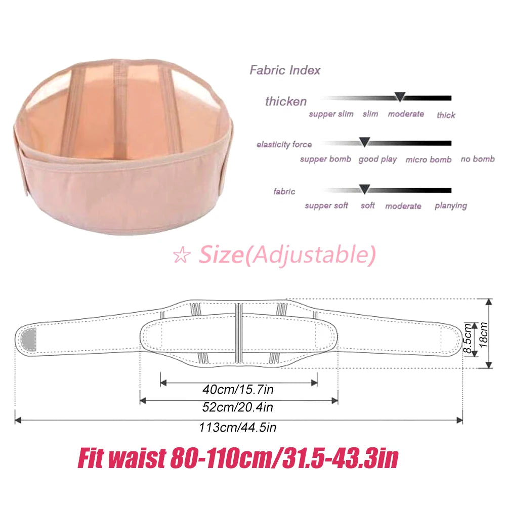 1PC Adjustable Waist Care Maternity Abdomen Brace Protector Pregnancy, Pregnant Women Support Belly Band Back Clothes Belt