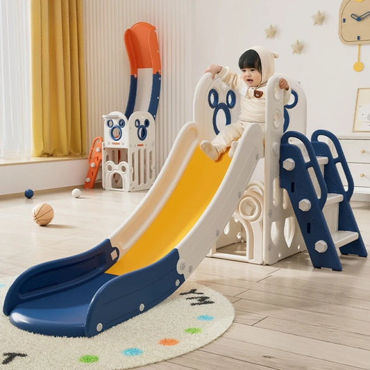 Foldable Toddler Slide Indoor Playset – Safe, Nonslip & Easy to Assemble
