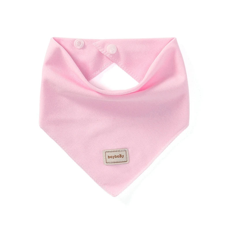 Ensemble bonnet et bavoir aux couleurs acidulées pour bébés garçons et filles