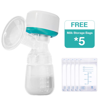 Dr.Isla Portable Electric Breast Pump With 180ml Bottle Milk