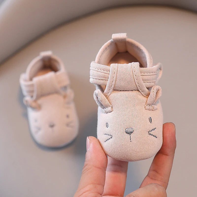 Toddler First Walker Baby Shoes Boy Girl Classical Sport Soft Sole Cotton Multi-Color Crib Baby Moccasins Casual Shoes