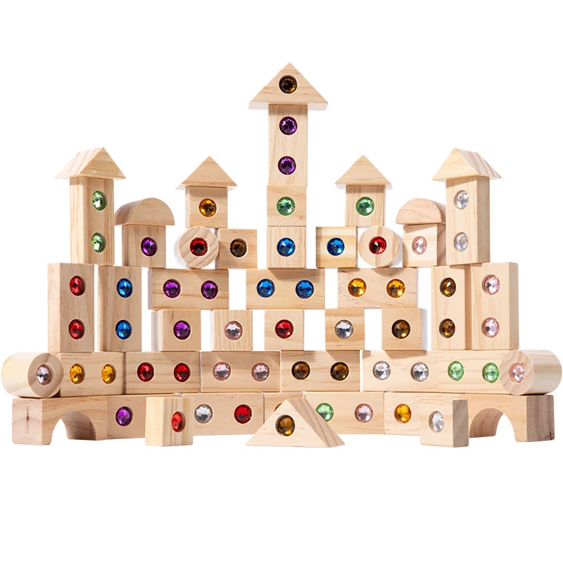 Sparkling Gem Blocks – Montessori Fun!