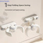 Portable Foldable Baby Shower Stand Rack Secure Grip Adjustable for Toddler Safe Standing Support Bath Time Helper E65D