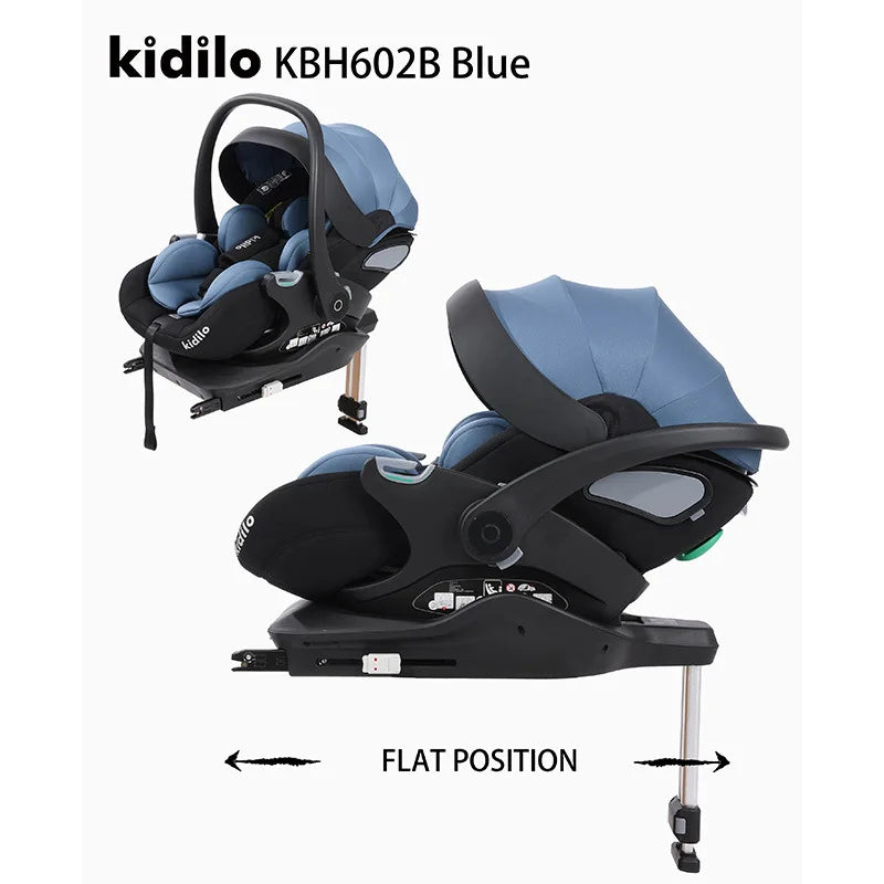 Baby Car Safety Seat Portable Universal Child Can Sit and Lie Baby Carrier Strengthen ISOFIX Hard Interface