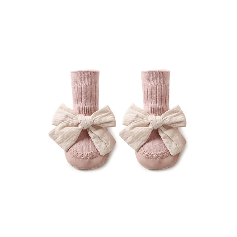 Chaussettes antidérapantes à nœud pour bébé MILANCEL