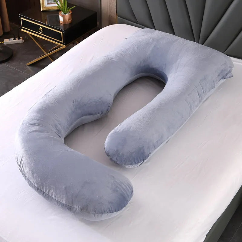3Kg J Big Pregnancy Pillow for Pregnant Women Nursing Maternity Full Body Pillow,Change pillowcase For Washing,Filling PP cotton