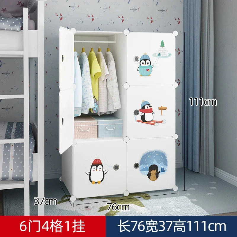 Organizer Baby Cabinets Wardrobe Children's Room Storage Cabinet Cabinets Girl's Drawer Closet Armadio Bimba Baby Furniture