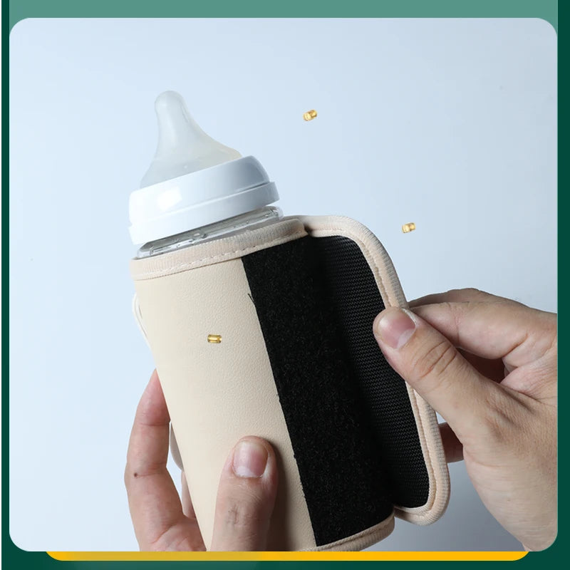 Universal Baby Bottle Warmer Water Formula Milk Warmer Baby Bag USB Nursing Bottle Heater Portable Thermal Bag for Travel