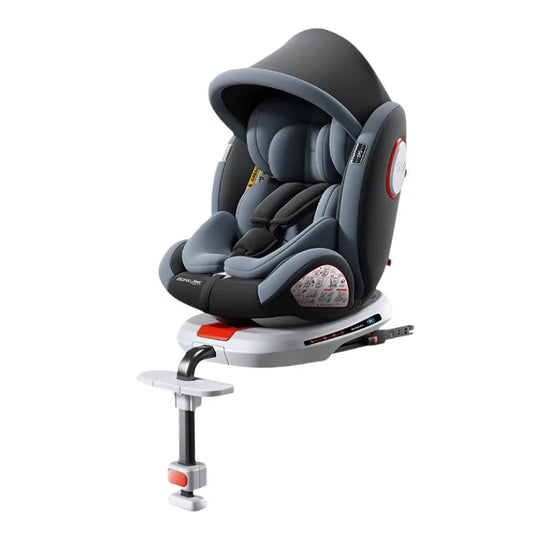 Baby Car Safety Seat 360° Rotatable Car Child Safety Seat Strengthened ISOFIX Hard Interface Child Safety Car Seat with Support