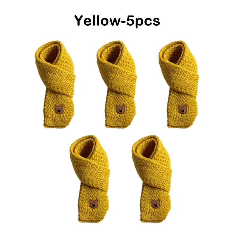 Christmas Toddler Scarf Winter Warm Baby Neck Warmer Fleece Lined Windproof Kids Unisex Scarf Cute Korean Style Festival Gift