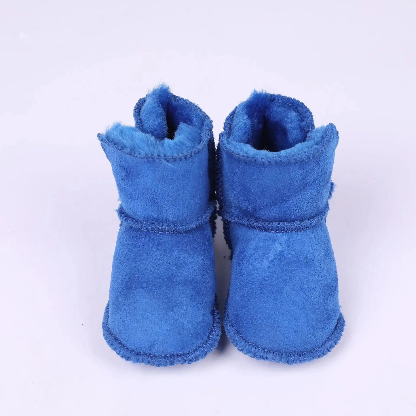Baby Shoes Soft Bottom Anti-Slip Walking Shoes Leatherette Faux Fur Integrated Design Breathable Comfortable Children Footwear