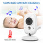 Babyphone sans fil avec écran 3,2 pouces, vision nocturne et audio