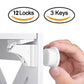Child Safety Magnetic Cabinet Locks Baby Proofing Magnetic Drawer Locks for Kitchen No Drilling or Screws Safety Cabinet Locks