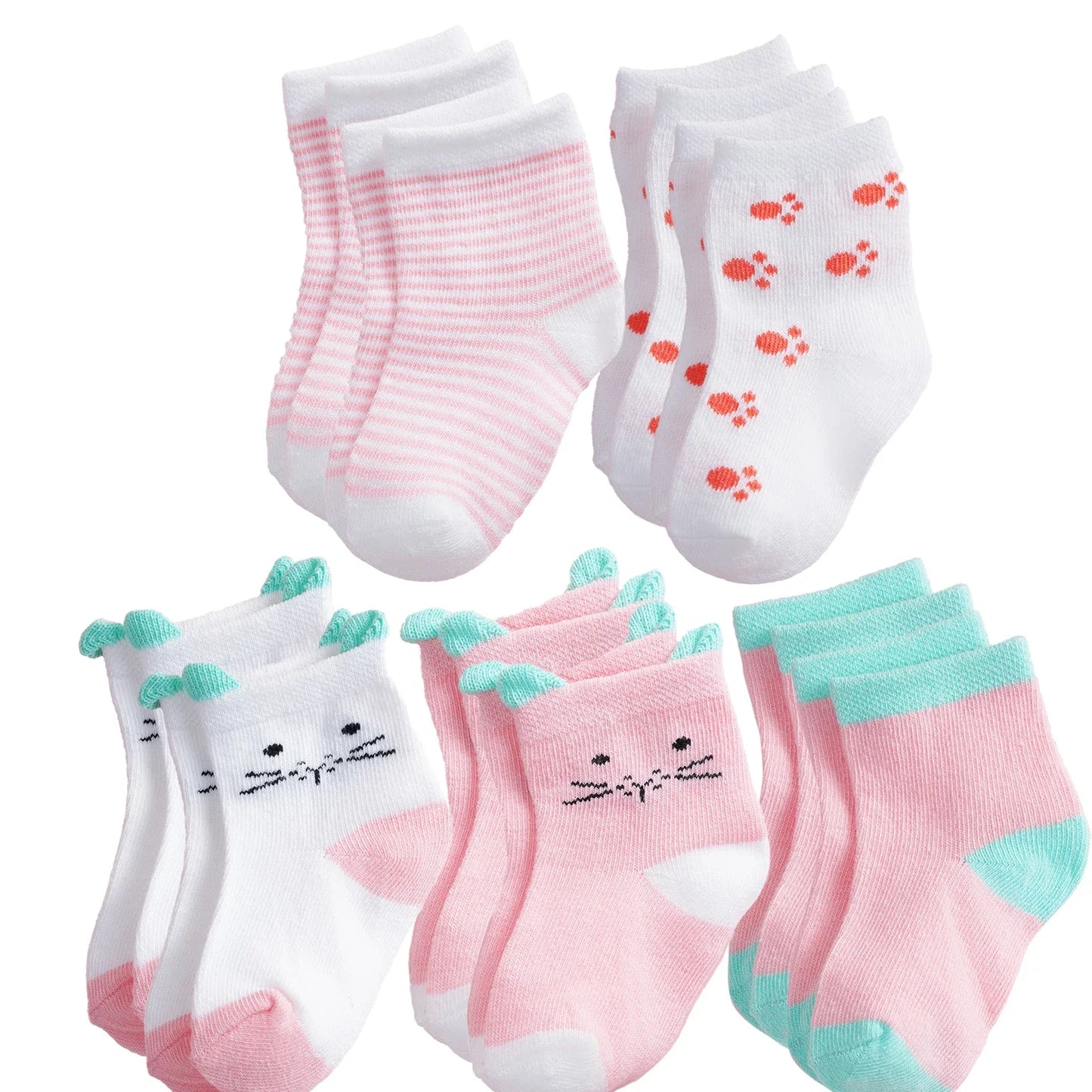 Newborn Baby Girl Socks
