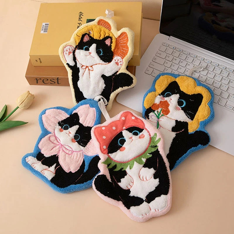Hand Towels Wet Wipes Towel Bread Cheese Hanging Towel Bathing Towel Kitchen Handkerchief Absorbent Wipe Cloth toallas de mano