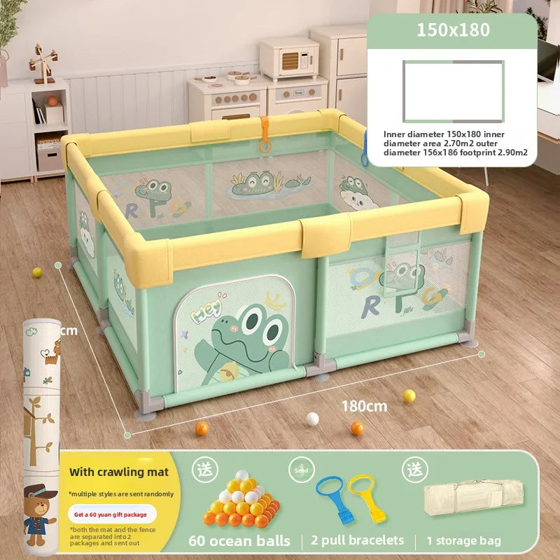 Non-Toxic Baby Playpen with Crawling Mat