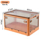 BGRORIO Foldable Storage Box Closet Organizer With Wheels Stackable Sundries Organizer Clothes Quilts Toys Books Storage Box
