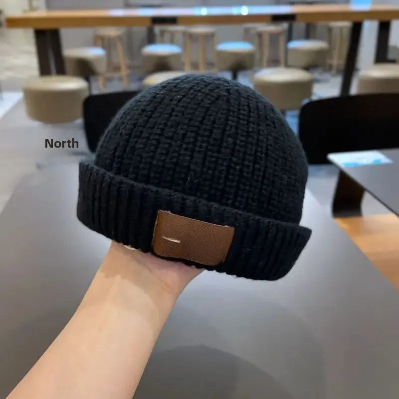 Bonnet coréen doux en tricot pour bébés garçons et filles