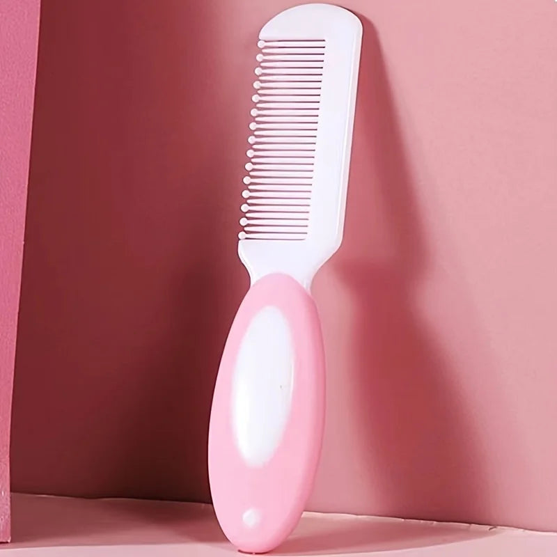 2pcs/Set Baby Hair Brush and Comb Set for Cradle Cap Treatment | Soft Bristle Baby Brush, Baby Comb, Massage Baby Care Set