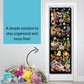 Hanging Toy Hanging Storage Bag Black Original Stuffed Animal Storage Over Door Organizer for Stuffies Baby Ideas Holder Toy