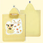 Kids Beach Poncho Towels Quick-Dry Absorbent for Baby Shower, Children's Hooded Bathrobe for Boys Girls Wearable Swim Bath Towel