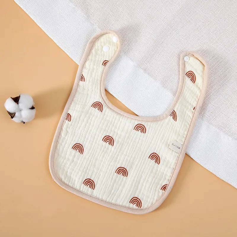 Newborn Bibs Baby Infant Bib Cotton Burp Cloths Bandana Toddler Kids Boy Girls Feeding Saliva Towel Baby Stuff New Arrivals