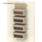 Wall-Mounted Underwear Storage Box Baby Bed Doll Toy Hanging Bag Children's Plaything Organizer Door Ba Storage Pouch