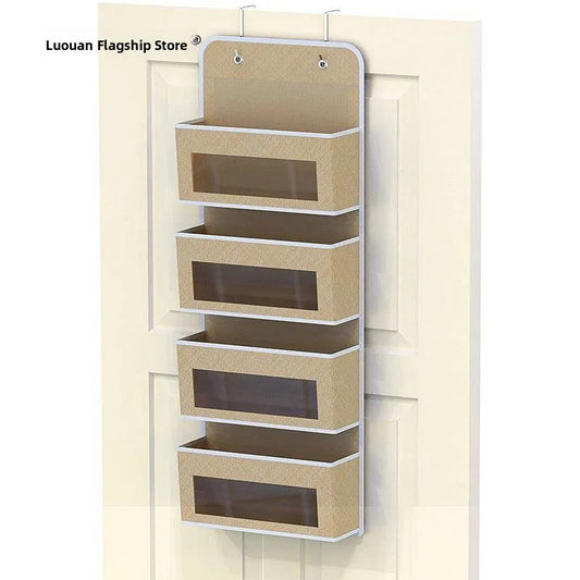 Wall-Mounted Underwear Storage Box Baby Bed Doll Toy Hanging Bag Children's Plaything Organizer Door Ba Storage Pouch