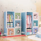 Plastic Kids Closet Baby Clothes Partitions Bedroom Organizer Cube Shelves Wardrobe Modern Small Guarda Roupa Home Furniture