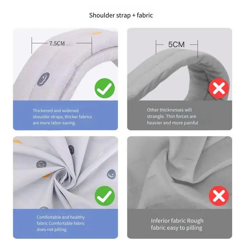 Traditional Baby Carrier Simple Sling Wrap Infant Front Back Carry Breathable Cotton Newborn to Toddler Hands Free Parent