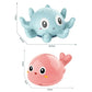Spray Water Shower Baby Bath Toys Electric Whale Bath Ball with LED Light Music Bathtub Toy for Kids