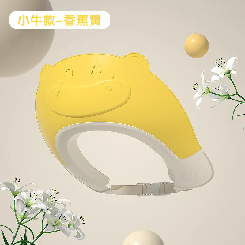 Baby Bath Shampoo Hat – Soft Silicone Protective Cap