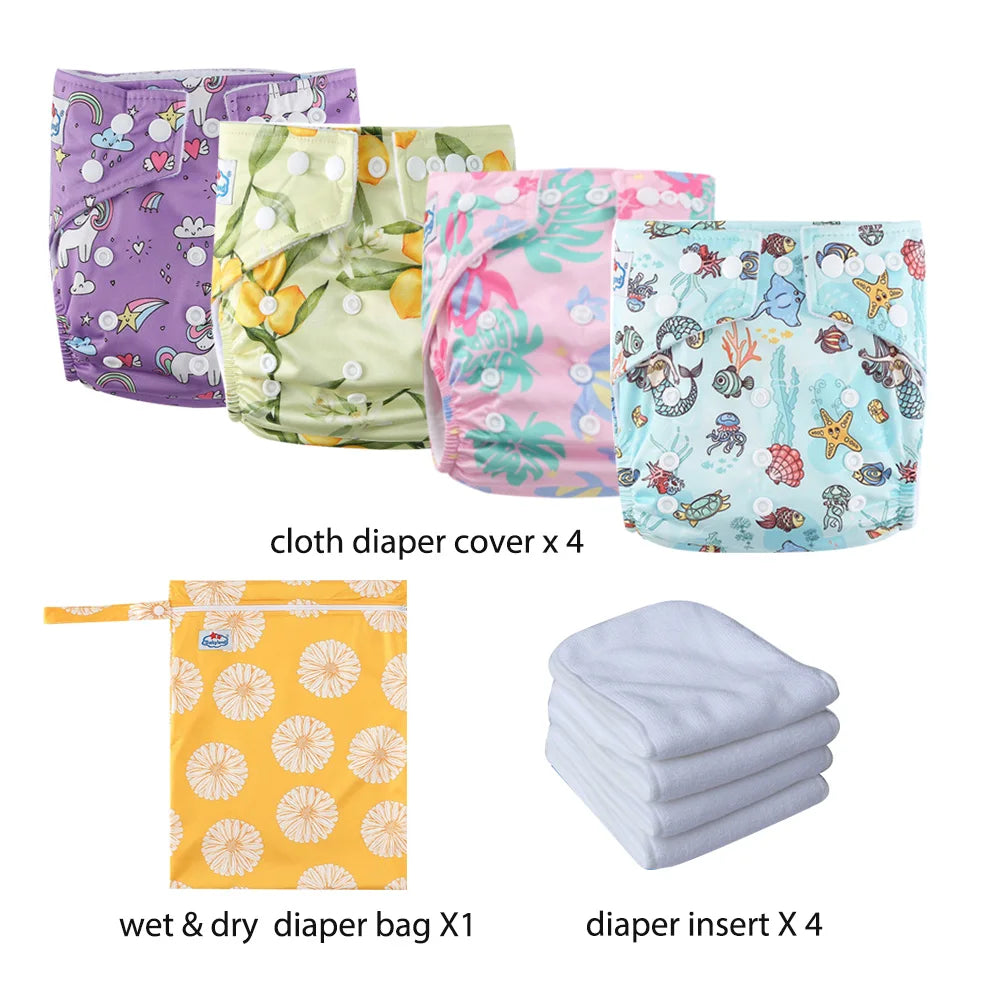 Babyland Waterproof Cloth Diaper Kit