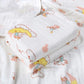 6-Layer Baby Gauze Bath Towel Newborn Baby Super Soft Pure Cotton Towel Cotton Swaddle Blanket for Children's Blanket 110*110cm