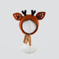 Cute Reindeer Wool Felt Bonnet for Newborn Baby Photo Shoot
