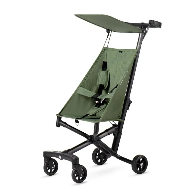 Portable Outdoor Baby Stroller, Lightweight, Foldable Pocket Stroller for Travel Baby Carriage Four wheels Infant Trolley