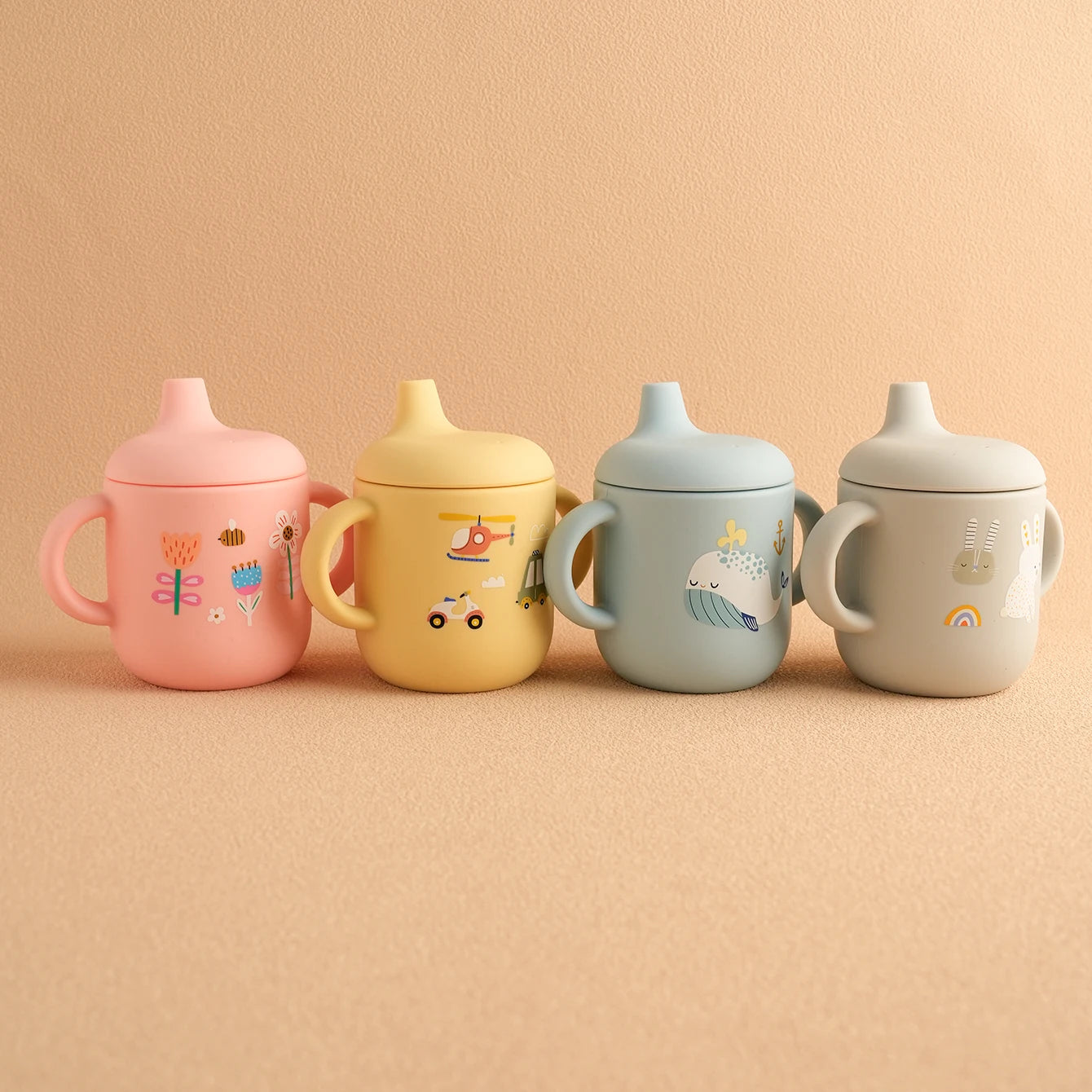 Baby Travel Cup – Dishwasher Safe Silicone Feeding Cup
