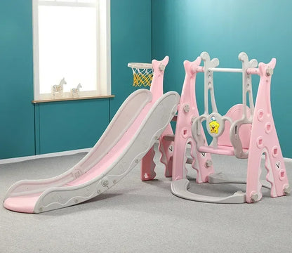 4-in-1 Baby Slide & Swing Playset