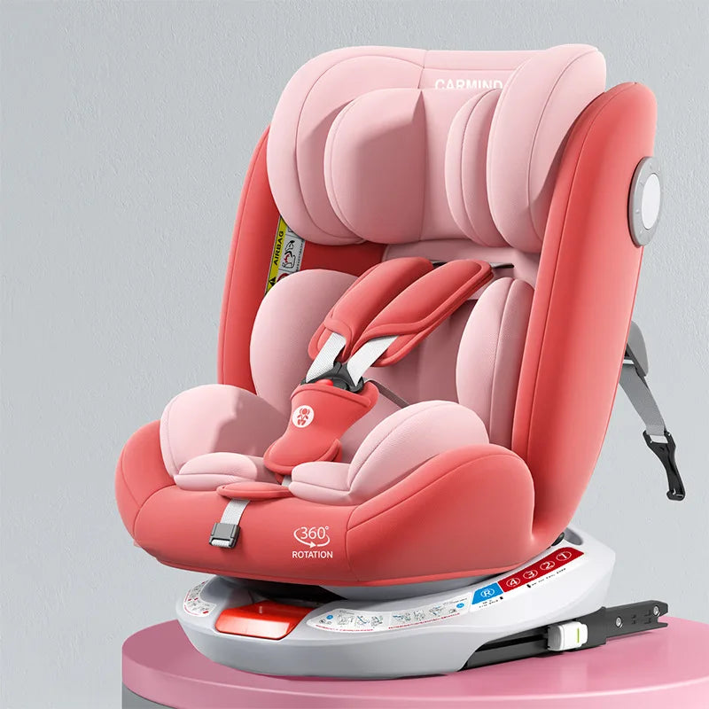 Carmin Child Car Safety Seat. Lying Adjustable Car Child 0-1 Years Old Baby ISOFIX Hard Interface Free Shipping