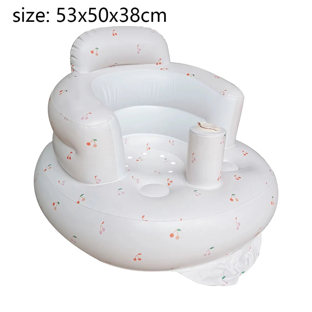 Inflatable Baby Seat – Built-in Air Pump, Learn-to-Sit Floor Chair