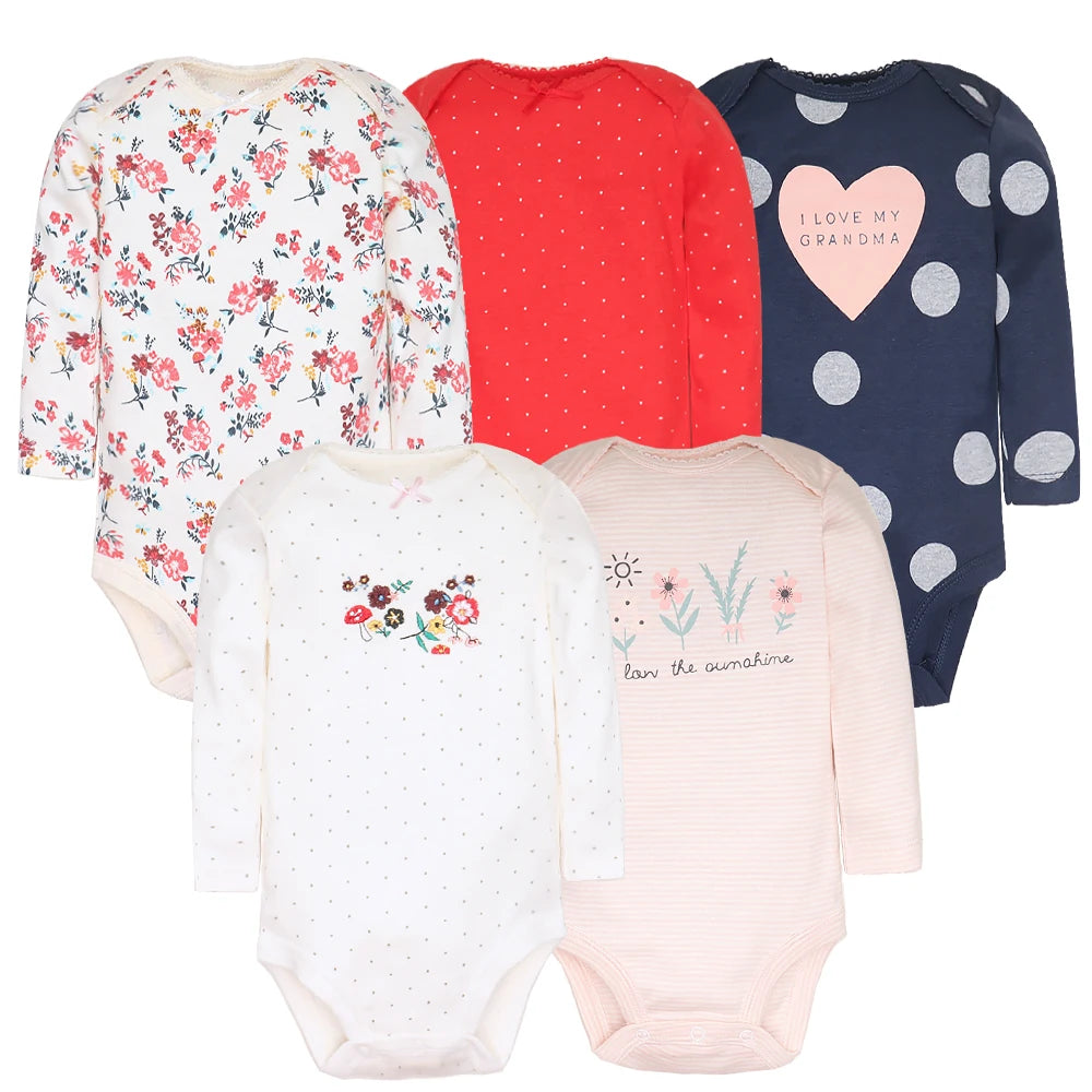 2023 Spring Autumn Baby Romper – 100% Cotton Cartoon Jumpsuit for Newborns