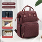 Diaper Backpack – Large Waterproof Mommy Bag with USB