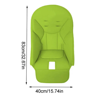 Baby Hight Chair Cushion For Peg Perego Siesta Zero3 Baoneo Kosmic Jane PU Leather Seat Cover With Padding Comfortable For Kids